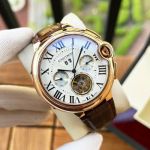 Cartier 316L Steel Automatic Movement 44*12MM Business Men Wrist Watch
